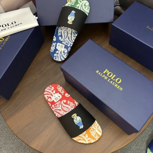 Replica Ralph Lauren Polo Slippers For Men #1481545 $45.00 USD for Wholesale