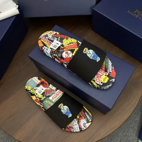 Replica Ralph Lauren Polo Slippers For Men #1481546 $45.00 USD for Wholesale