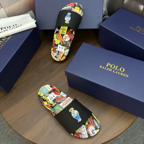 Replica Ralph Lauren Polo Slippers For Men #1481546 $45.00 USD for Wholesale