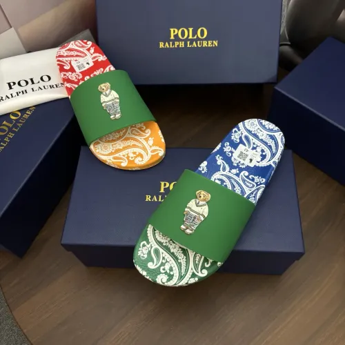 Replica Ralph Lauren Polo Slippers For Men #1481547 $45.00 USD for Wholesale