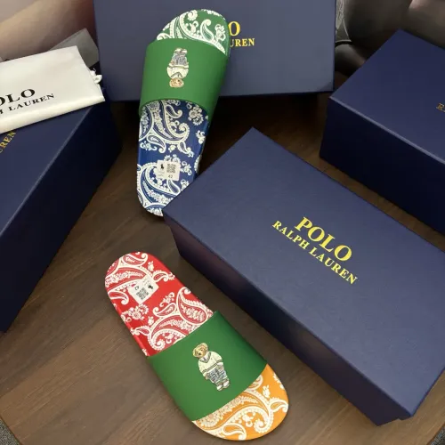 Replica Ralph Lauren Polo Slippers For Men #1481547 $45.00 USD for Wholesale