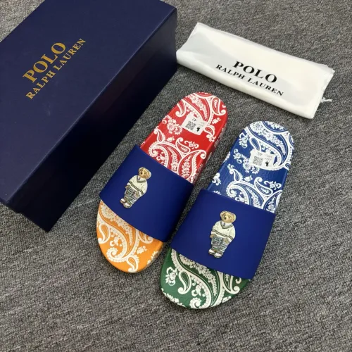 Replica Ralph Lauren Polo Slippers For Men #1481548 $45.00 USD for Wholesale