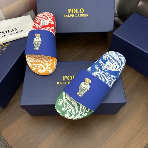 Replica Ralph Lauren Polo Slippers For Men #1481548 $45.00 USD for Wholesale