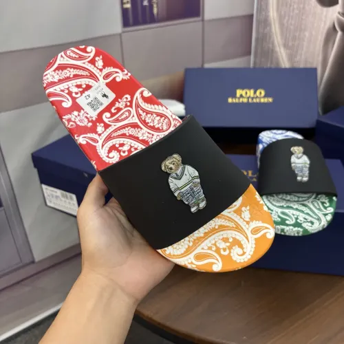 Replica Ralph Lauren Polo Slippers For Men #1481549 $45.00 USD for Wholesale