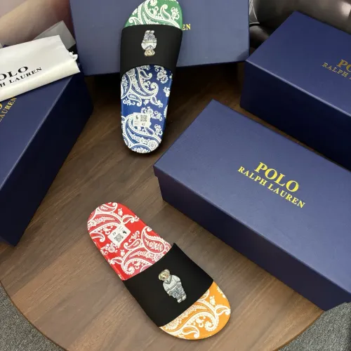 Replica Ralph Lauren Polo Slippers For Men #1481549 $45.00 USD for Wholesale