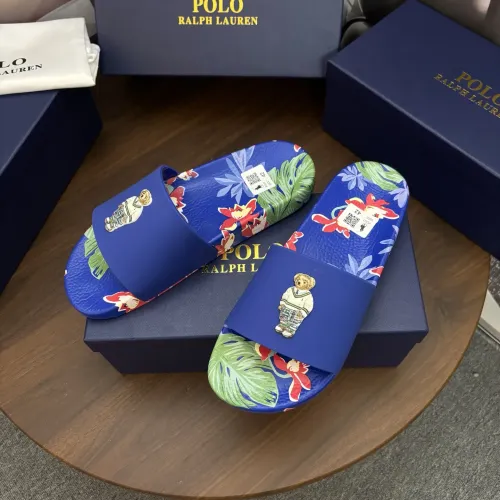 Replica Ralph Lauren Polo Slippers For Men #1481550 $45.00 USD for Wholesale
