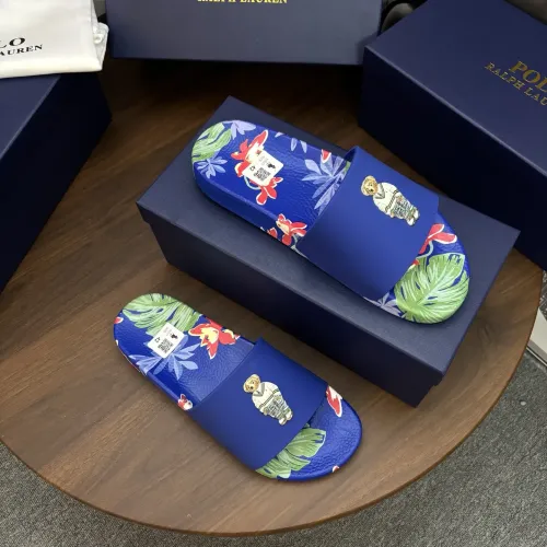 Replica Ralph Lauren Polo Slippers For Men #1481550 $45.00 USD for Wholesale