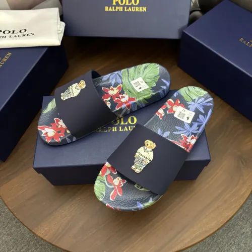 Replica Ralph Lauren Polo Slippers For Men #1481551 $45.00 USD for Wholesale