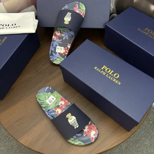 Replica Ralph Lauren Polo Slippers For Men #1481551 $45.00 USD for Wholesale