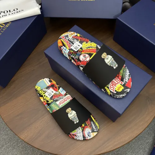 Replica Ralph Lauren Polo Slippers For Men #1481552 $45.00 USD for Wholesale