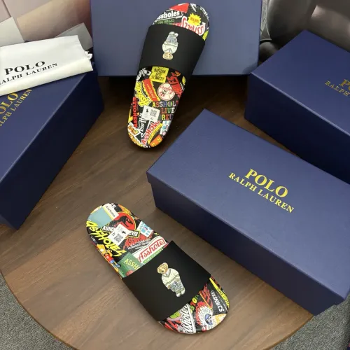 Replica Ralph Lauren Polo Slippers For Men #1481552 $45.00 USD for Wholesale