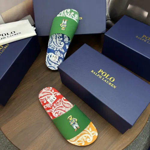 Replica Ralph Lauren Polo Slippers For Men #1481553 $45.00 USD for Wholesale