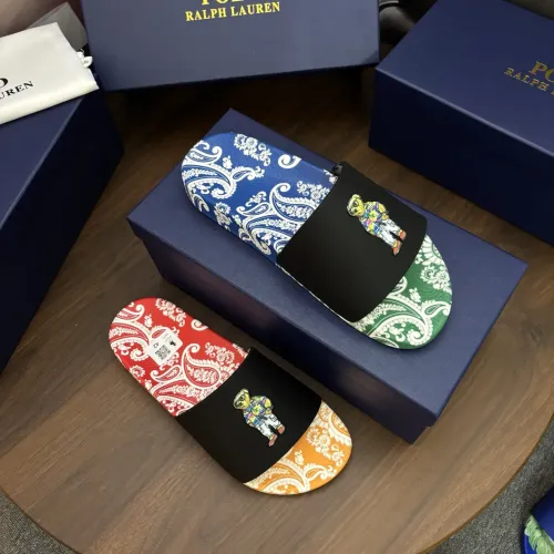 Replica Ralph Lauren Polo Slippers For Men #1481554 $45.00 USD for Wholesale