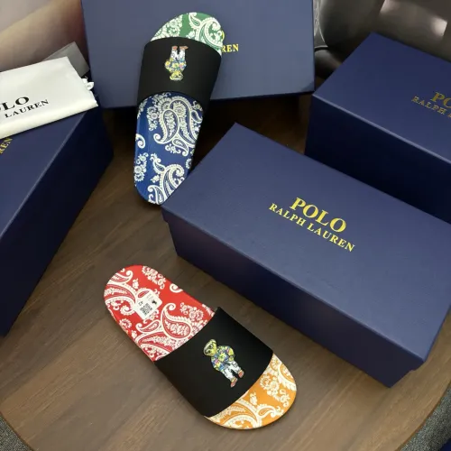 Replica Ralph Lauren Polo Slippers For Men #1481554 $45.00 USD for Wholesale