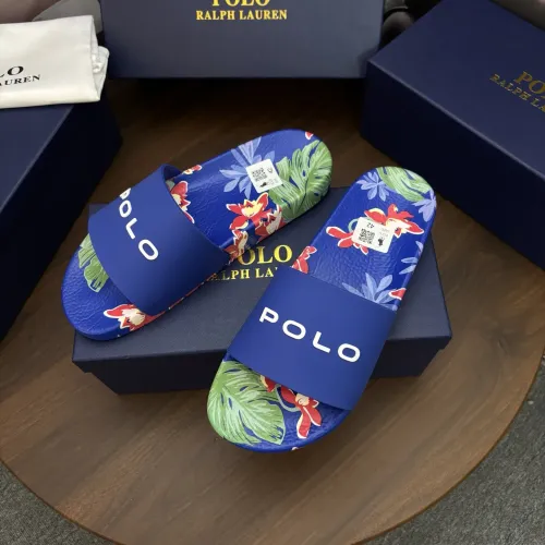 Replica Ralph Lauren Polo Slippers For Men #1481556 $45.00 USD for Wholesale