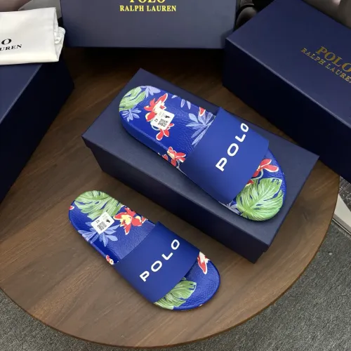 Replica Ralph Lauren Polo Slippers For Men #1481556 $45.00 USD for Wholesale