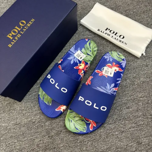Replica Ralph Lauren Polo Slippers For Men #1481556 $45.00 USD for Wholesale