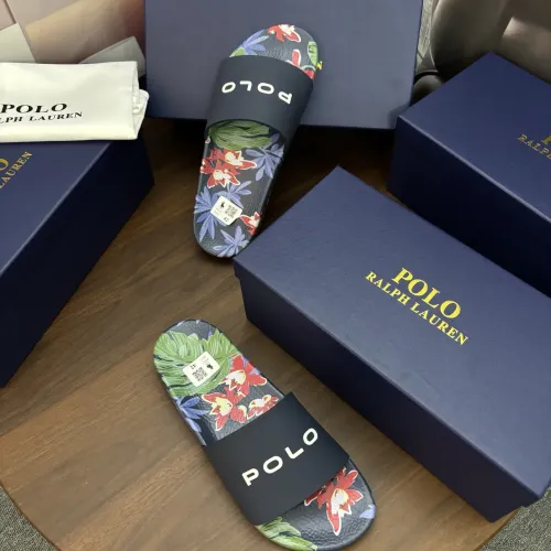 Replica Ralph Lauren Polo Slippers For Men #1481557 $45.00 USD for Wholesale