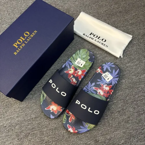Replica Ralph Lauren Polo Slippers For Men #1481557 $45.00 USD for Wholesale