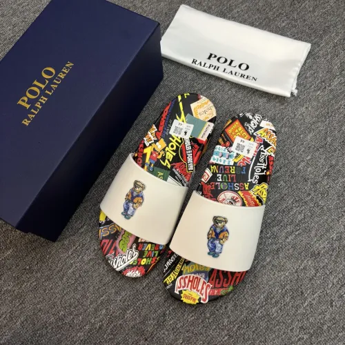 Replica Ralph Lauren Polo Slippers For Men #1481558 $45.00 USD for Wholesale