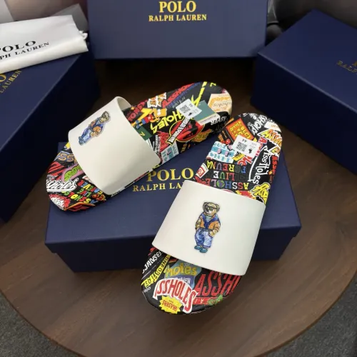 Replica Ralph Lauren Polo Slippers For Men #1481558 $45.00 USD for Wholesale