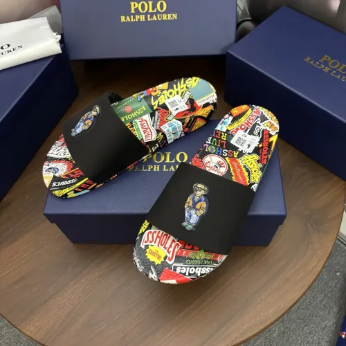 Replica Ralph Lauren Polo Slippers For Men #1481559 $45.00 USD for Wholesale