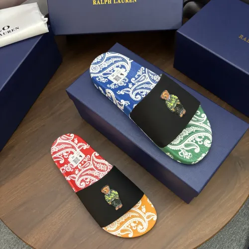 Replica Ralph Lauren Polo Slippers For Men #1481560 $45.00 USD for Wholesale