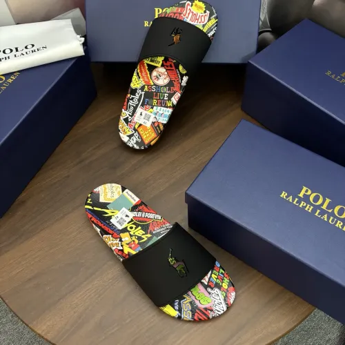 Replica Ralph Lauren Polo Slippers For Men #1481562 $45.00 USD for Wholesale