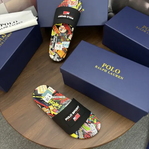 Replica Ralph Lauren Polo Slippers For Men #1481563 $45.00 USD for Wholesale
