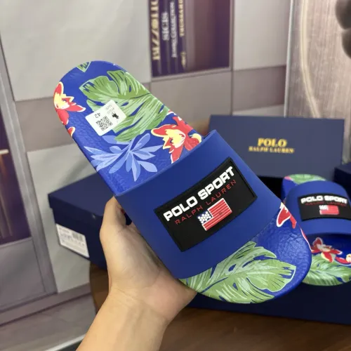 Replica Ralph Lauren Polo Slippers For Men #1481564 $45.00 USD for Wholesale
