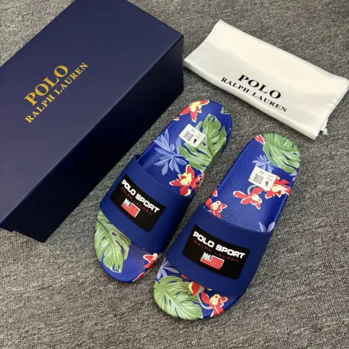 Replica Ralph Lauren Polo Slippers For Men #1481564 $45.00 USD for Wholesale
