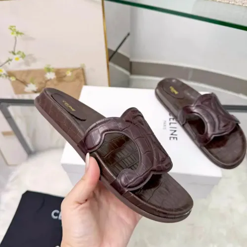 Replica Celine Slippers For Women #1481579 $76.00 USD for Wholesale