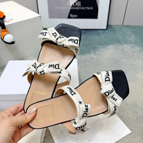Replica Christian Dior Slippers For Women #1481585 $88.00 USD for Wholesale