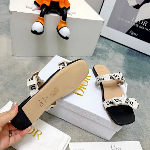 Replica Christian Dior Slippers For Women #1481585 $88.00 USD for Wholesale