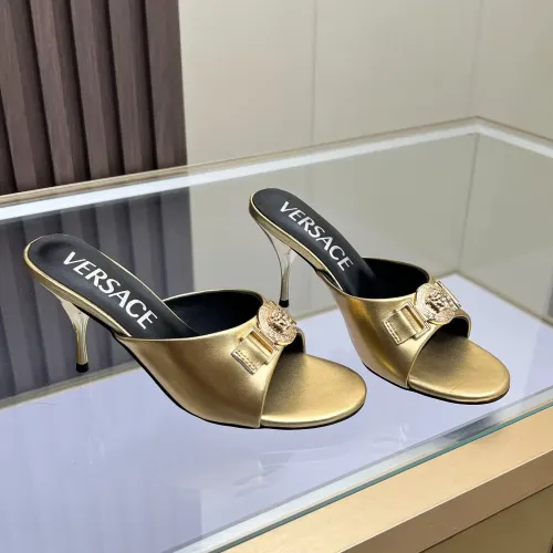 Replica Versace Slippers For Women #1481717 $80.00 USD for Wholesale
