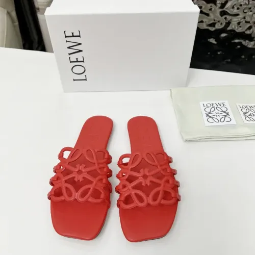Replica LOEWE Slippers For Women #1481813 $82.00 USD for Wholesale