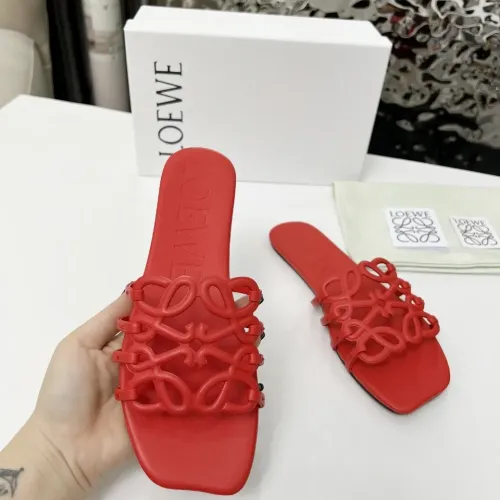 Replica LOEWE Slippers For Women #1481813 $82.00 USD for Wholesale