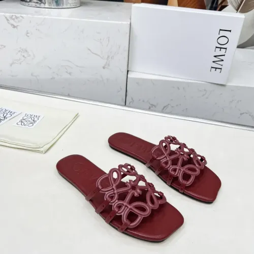 Replica LOEWE Slippers For Women #1481819 $82.00 USD for Wholesale