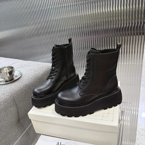 Replica Alexander McQueen Boots For Women #1481822 $115.00 USD for Wholesale