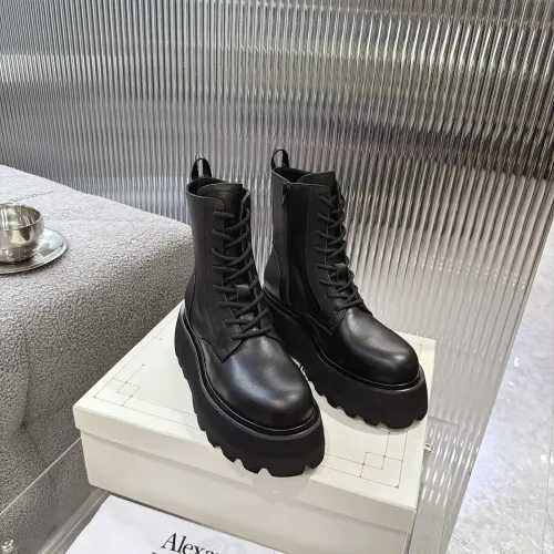 Replica Alexander McQueen Boots For Women #1481822 $115.00 USD for Wholesale