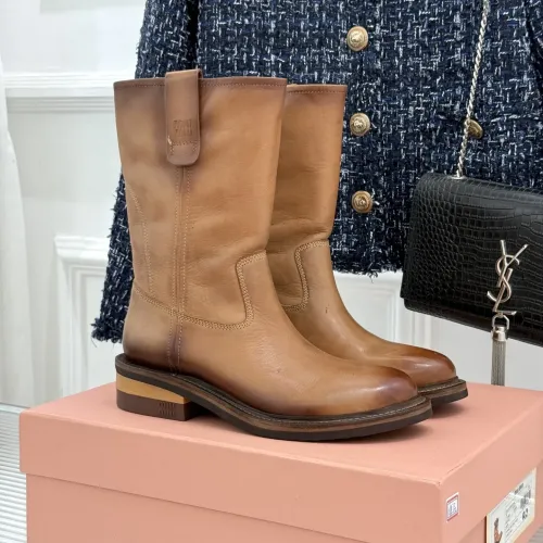 Cheap MIU MIU Boots For Women #1481826, $$155.00 USD On MIU MIU Boots