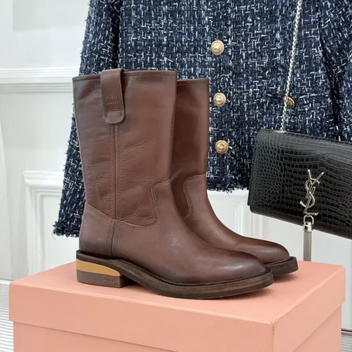 Cheap MIU MIU Boots For Women #1481827, $$155.00 USD On MIU MIU Boots