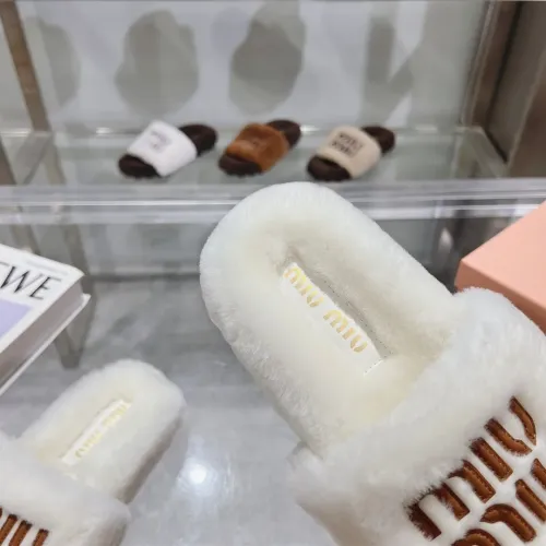 Replica MIU MIU Slippers For Women #1481842 $92.00 USD for Wholesale