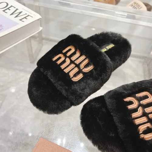 Replica MIU MIU Slippers For Women #1481843 $92.00 USD for Wholesale