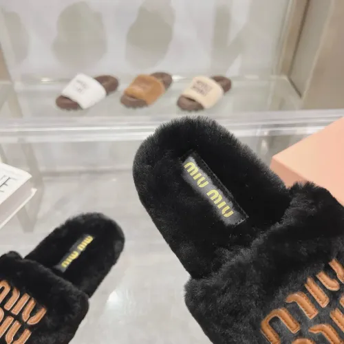 Replica MIU MIU Slippers For Women #1481843 $92.00 USD for Wholesale