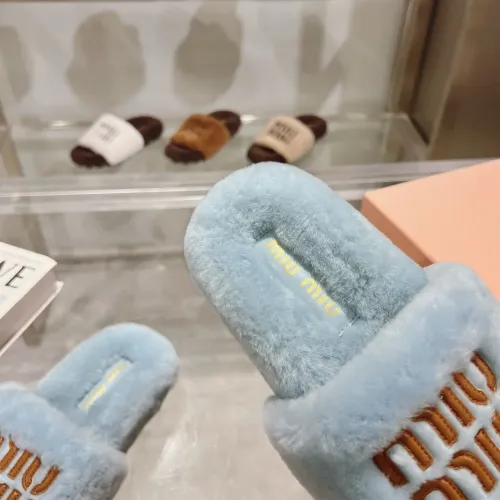 Replica MIU MIU Slippers For Women #1481844 $92.00 USD for Wholesale