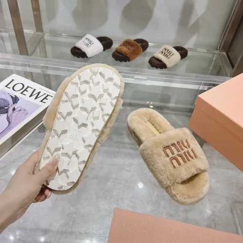 Replica MIU MIU Slippers For Women #1481845 $92.00 USD for Wholesale