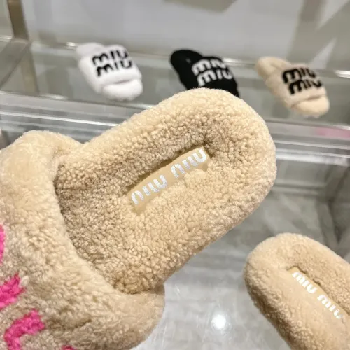Replica MIU MIU Slippers For Women #1481849 $92.00 USD for Wholesale