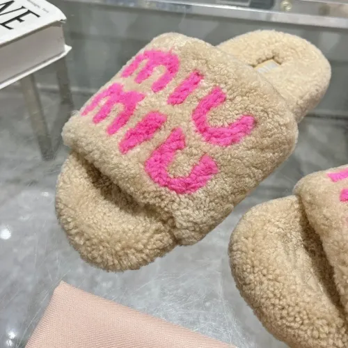 Replica MIU MIU Slippers For Women #1481849 $92.00 USD for Wholesale