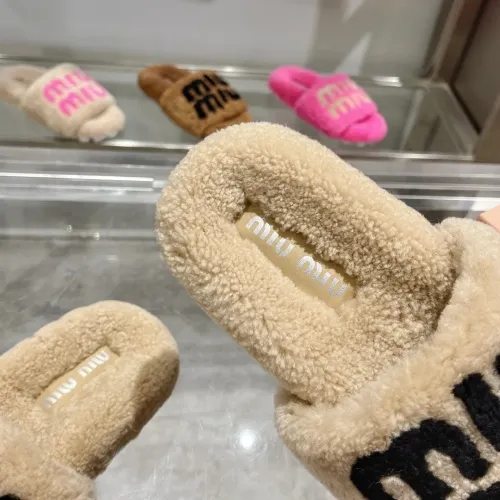 Replica MIU MIU Slippers For Women #1481850 $92.00 USD for Wholesale